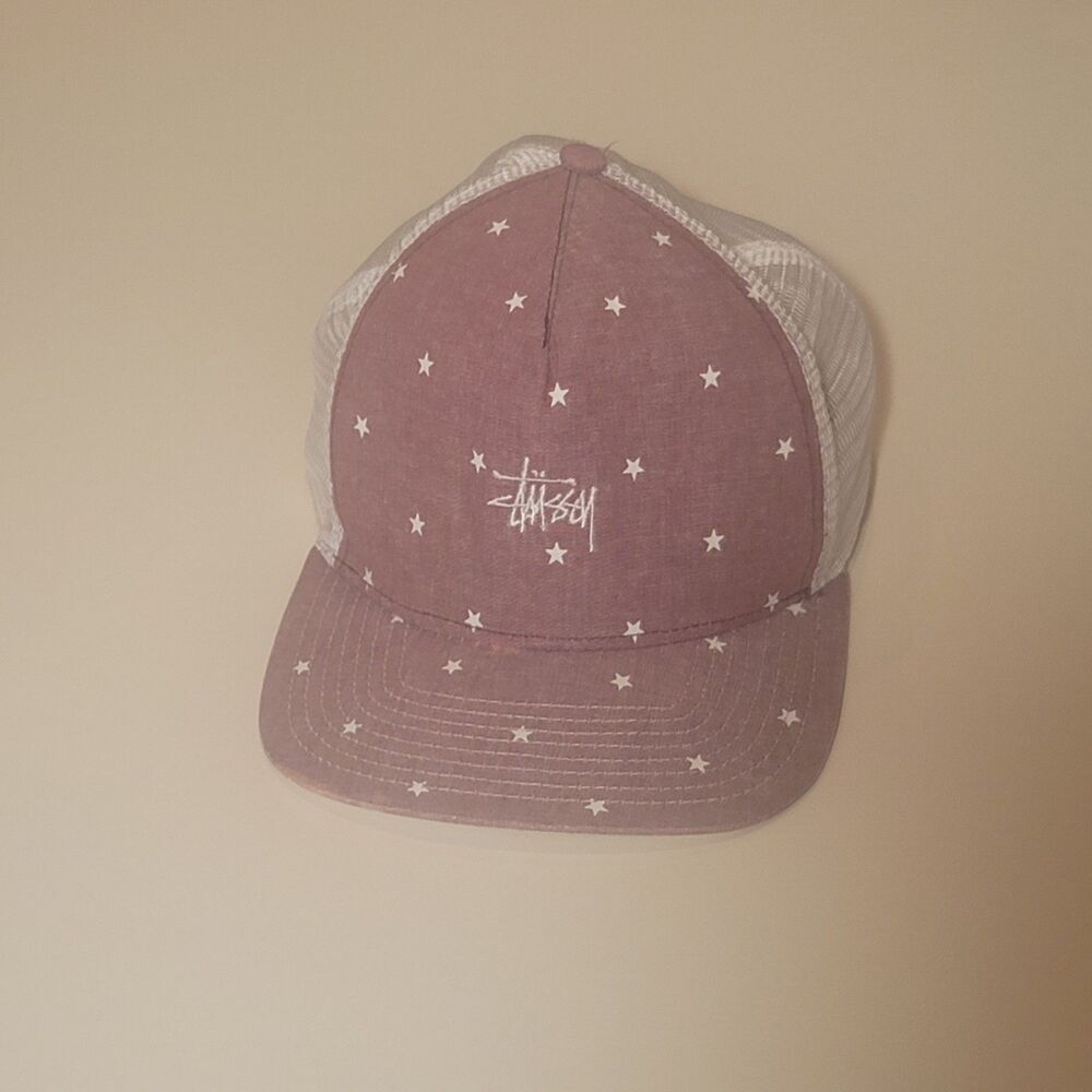 Vintage Stussy Capz Trucker Snapback Hat Cap, Mesh Back Adjustable